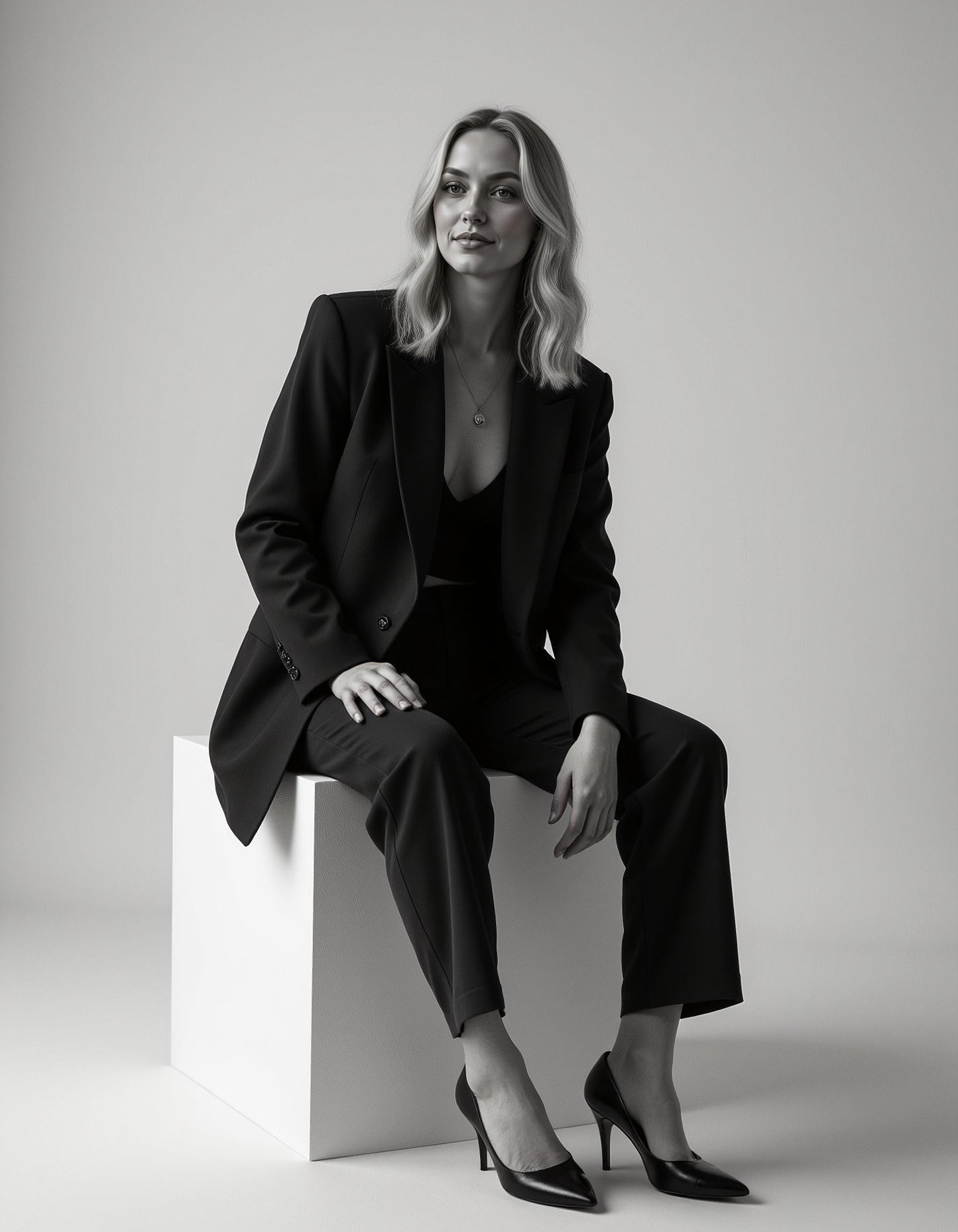 Black And White - Woman