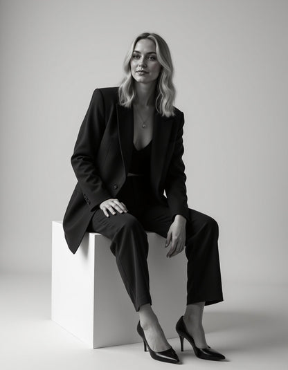 Black And White - Woman