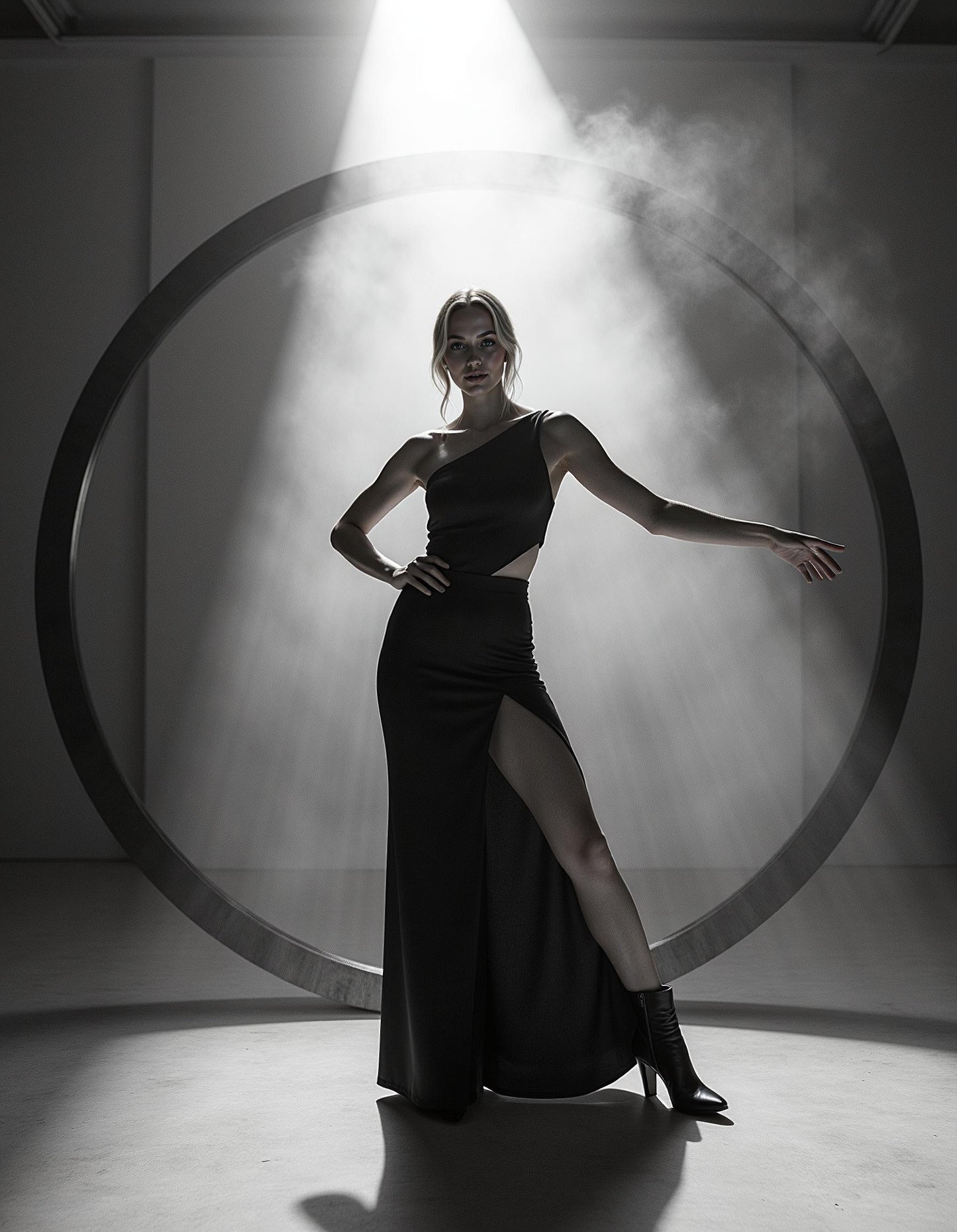 Black And White - Woman