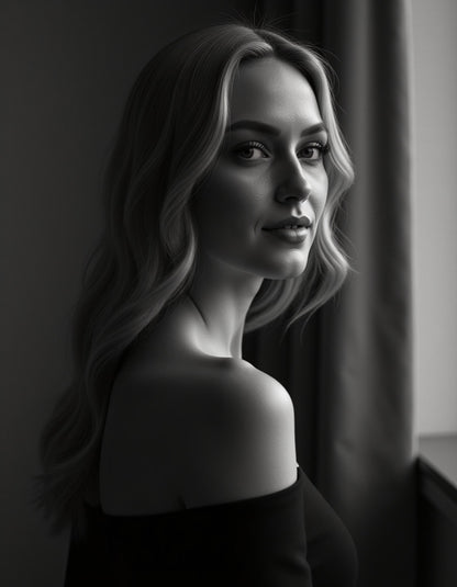 Black And White - Woman