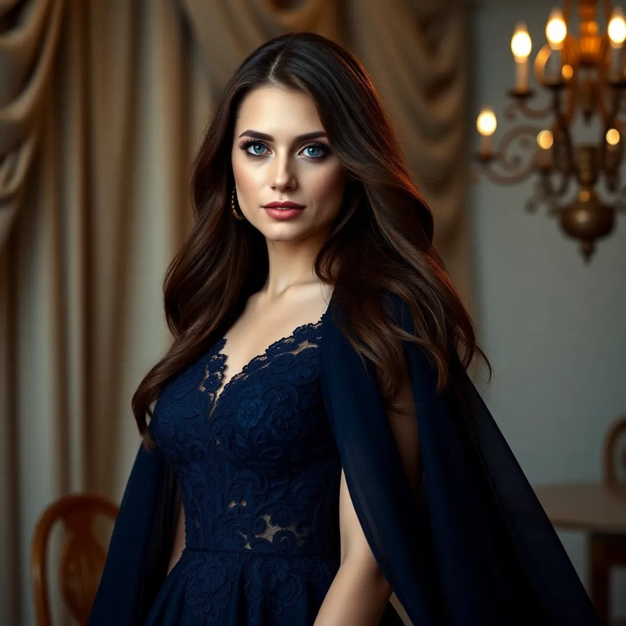 AI Shots - AI Photos of Dior Evening Gown Editorial – 1